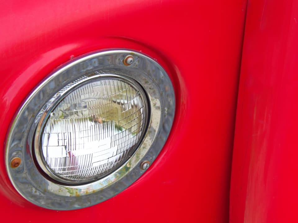 Detailed car close-up