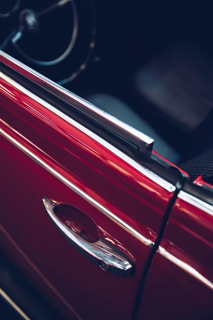 Detailed car close-up