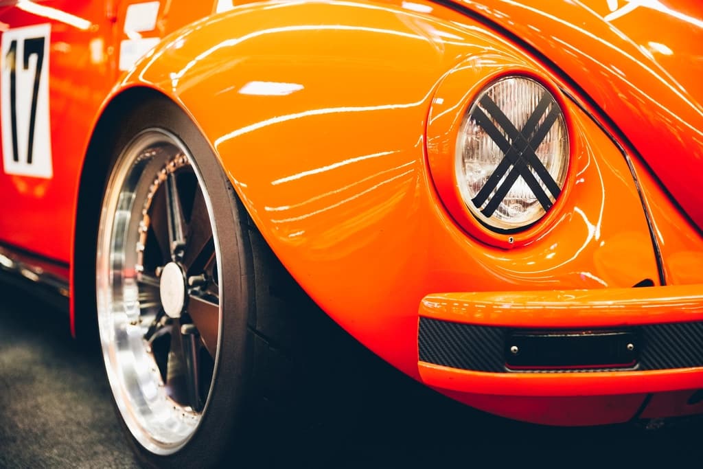Detailed car close-up
