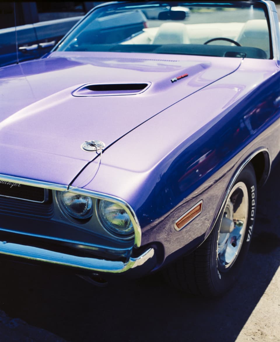 Detailed car close-up